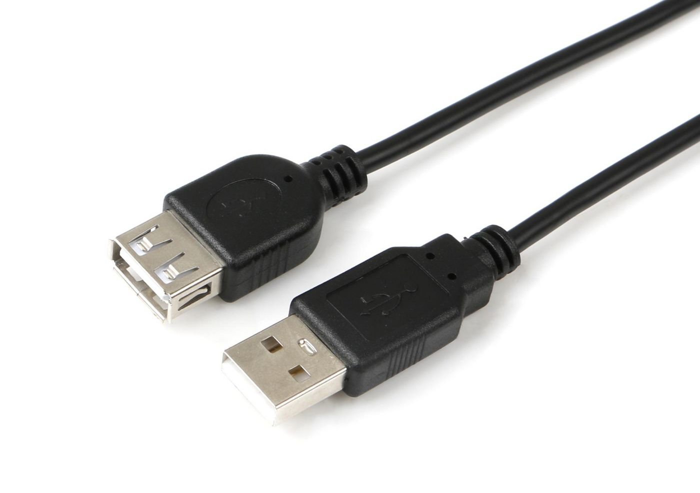 Img_36067917.jpg USB2.0 Extension A-A 0,5m M-F Black, Hi-Speed cable Max. Transmission rate : 0.48 Gbit/s - Image 1