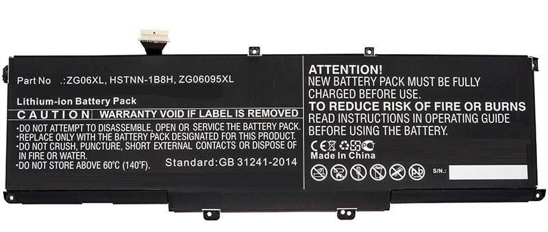 Img_36073078.jpg Laptop Battery for HP 71.61Wh 11.55V 6200mAh 72.00Wh Li-ion 11.55V 6200mAh Black for HP Notebook, Laptop ZBook Studio G5, ZBook Studio G5 - Image 1