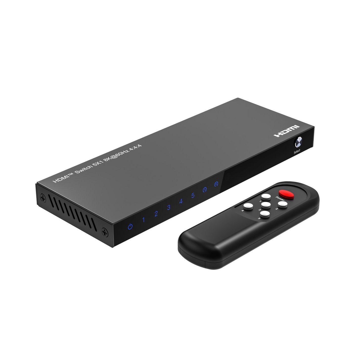 Img_36081023.jpg 8K@60Hz HDMI Switch 5x1, HDCP 2.3, w/ Remote control - Image 1