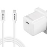 USB-C AC 20W Charger UK +  Lightning 1M USB-C 20W  Charger UK+Lightning