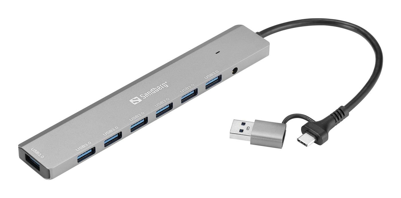 Img_36109282.jpg USB-C/A to 7 x USB 3.0 Hub USB-C/A to 7 x USB 3.0 Hub - Image 1