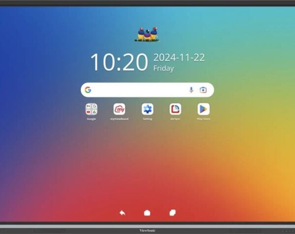 IFP6551, 65",  (EDLA-Certified), 50  Multi-Point Touch, UHD 4K (3840x2160), Android 14, 9H, 500nits, 16GB RAM/128GB