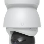 Industrial-grade 4K PoE++ PTZ  camera with enhanced AI  capabilities, 22x optical zoom, and long-range adaptive IR LED night vision.