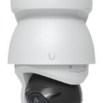 Industrial-grade 4K PoE++ PTZ  camera with enhanced AI  capabilities, 22x optical zoom, and long-range adaptive IR LED night vision.