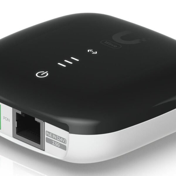 A GPON optical network unit  with a 2.5 GbE port that  delivers 1.2 Gbps uplink / 2.5 Gbps downlink speeds at distances up to 20 km.