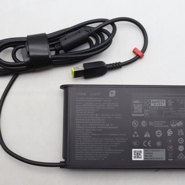 170W Slim AC adapter for  Lenovo laptops (Power Cord is  not included.)