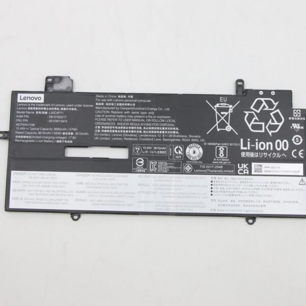 57Wh internal laptop battery  for Lenovo ThinkPad and Yoga  models