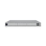 Professional-grade, 48-port  Layer 3 Etherlighting PoE  switch with (32) 10 GbE, (16) 2.5 GbE PoE, and (4) 25G SFP28 ports.