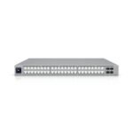 Professional-grade, 48-port  Layer 3 Etherlighting PoE  switch with (32) 10 GbE, (16) 2.5 GbE PoE, and (4) 25G SFP28 ports.