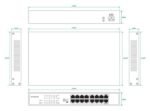 Unmanaged 16-Port Full  Gigabit Intelligent Ethernet  Switch - Image 2