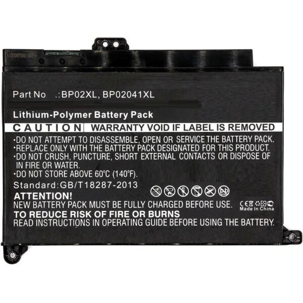 Laptop Battery for HP 40.28Wh  7.6V 5300mAh 40.28Wh Li-Pol  7.6V 5300mAh Black, Pavilion 15-AU010WM, Pavilion 15-AU018wm, Pavilion PC 15,