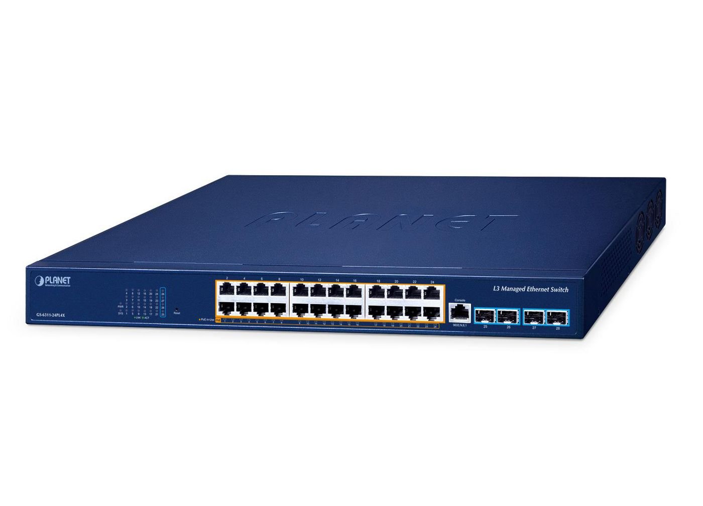 Img_36158070.jpg Layer 3 24-Port 10/100/1000T 802.3at PoE + 4-Port 10G SFP+ Managed Ethernet Switch - Image 1