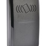 SCR-S G2 (Mini/Mullion) RFID  reader OSDP without keypad or  display, black