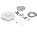 Ceiling-mounted 8-stream WiFi  7 AP with dedicated spectral  scanning radio and 10/5/2.5/1 GbE support. Black - Image 2