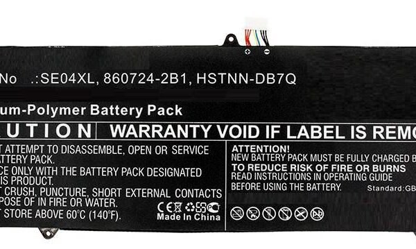Laptop Battery for HP 37.00Wh  7.4V 5000mAh 37.00Wh Li-Pol  7.4V 5000mAh Pro Tablet x2 612 G2, Pro Tablet x2 612 G2(1DT63AW), Pro Tablet x2