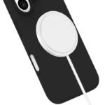 INFINITE (GRS) ROME iPhone 17  Black Magnetic Cover.  Material: 55% (GRS) recycled PC and 26% recycled silicone