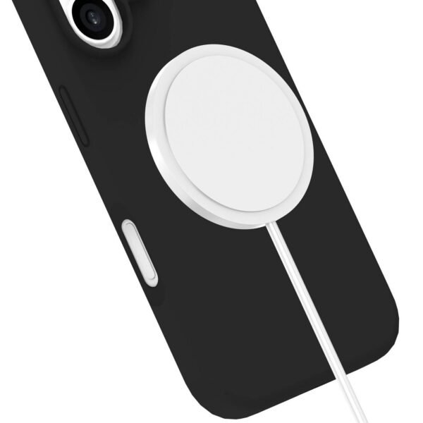 INFINITE (GRS) ROME iPhone 17  Black Magnetic Cover.  Material: 55% (GRS) recycled PC and 26% recycled silicone