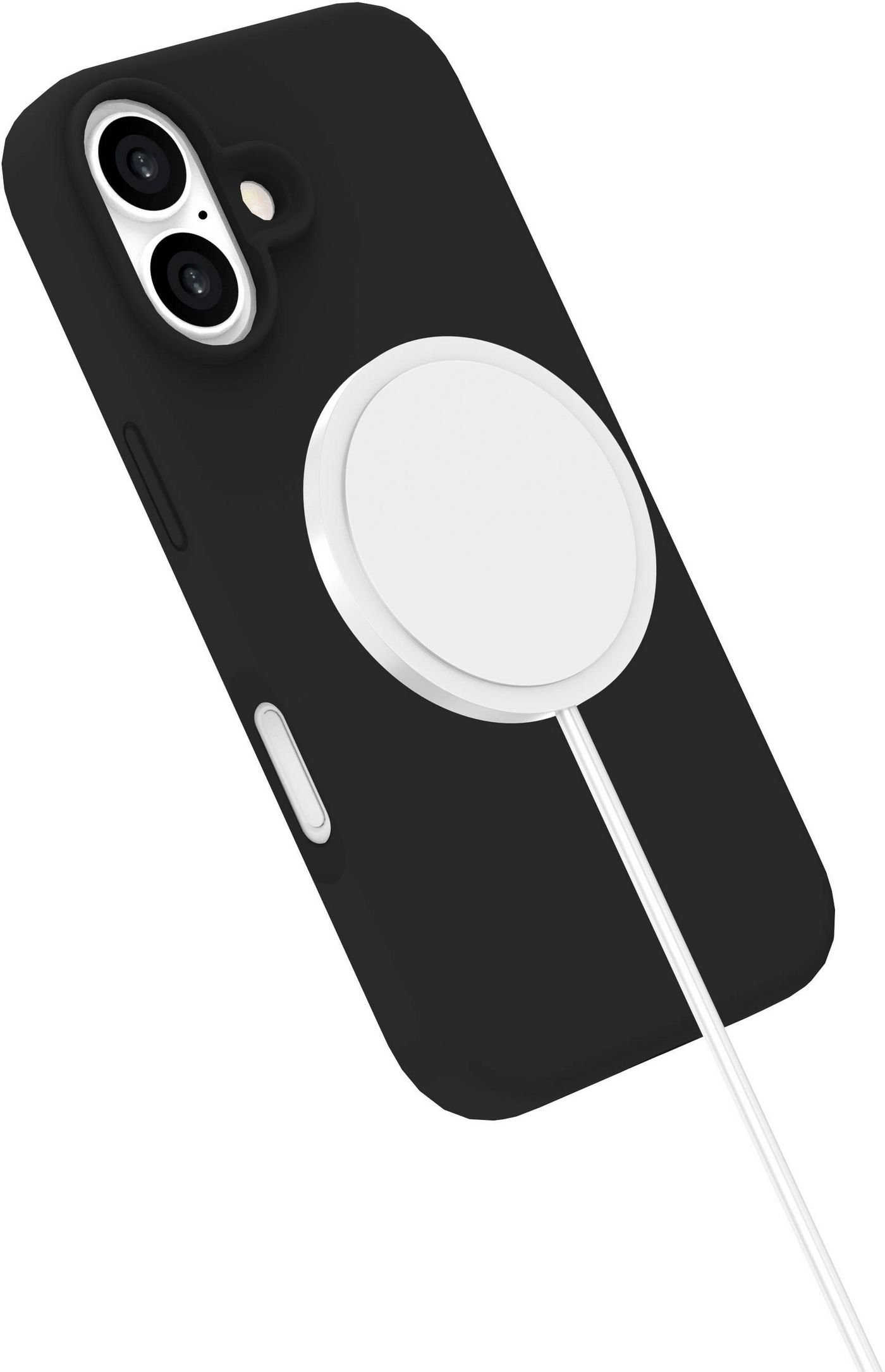 Img_36226037.jpg INFINITE (GRS) ROME iPhone 17 Black Magnetic Cover. Material: 55% (GRS) recycled PC and 26% recycled silicone - Image 1