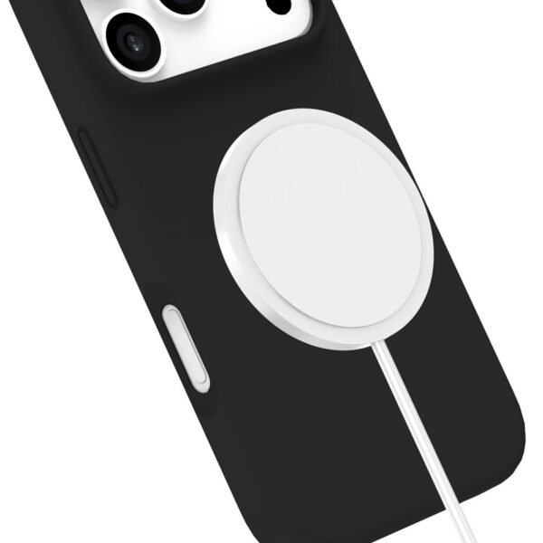 INFINITE (GRS) ROME iPhone 17  Pro Black Magnetic Cover.  Material: 55% (GRS) recycled PC and 26% recycled silicone