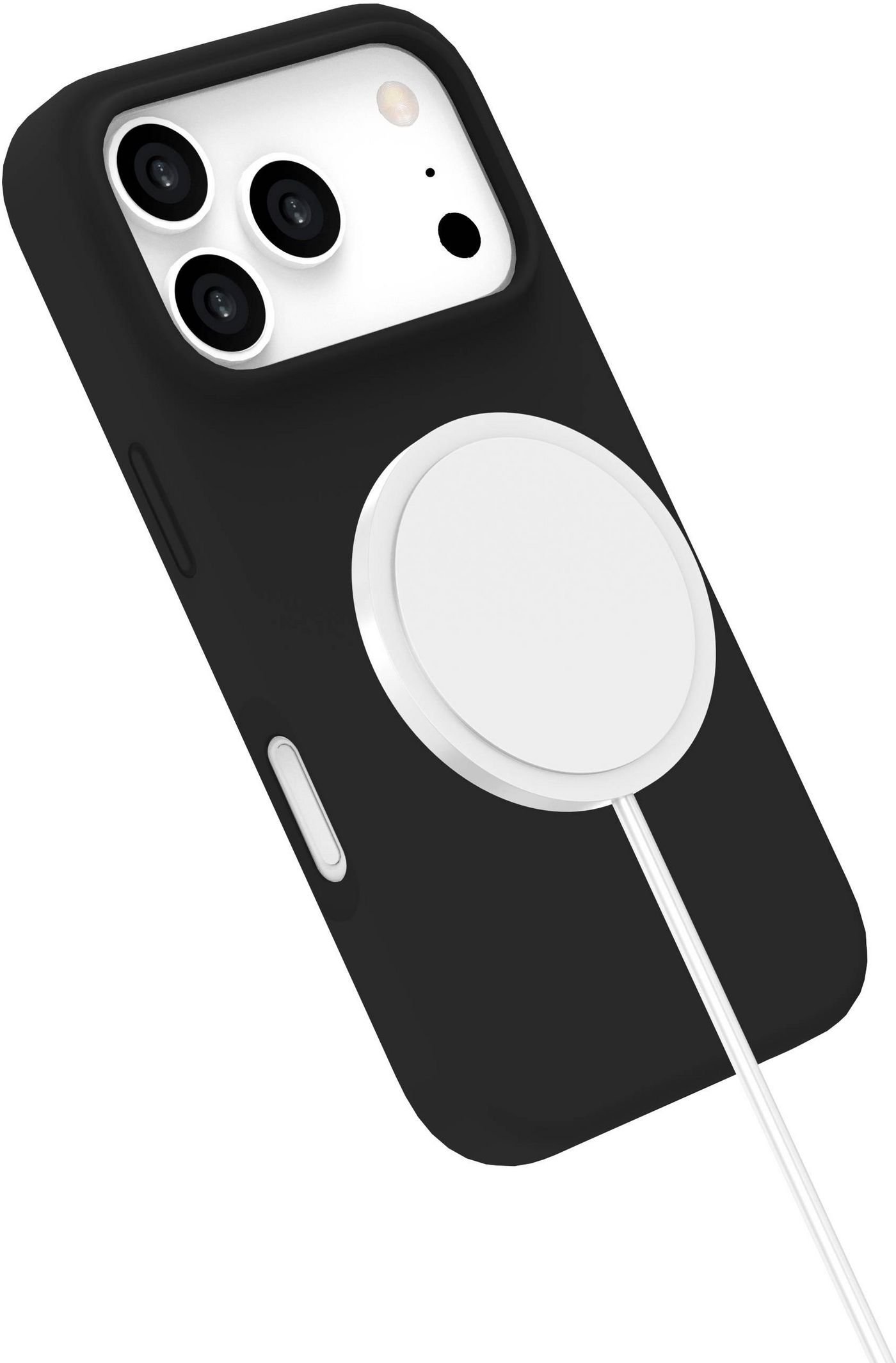 Img_36226069.jpg INFINITE (GRS) ROME iPhone 17 Pro Black Magnetic Cover. Material: 55% (GRS) recycled PC and 26% recycled silicone - Image 1