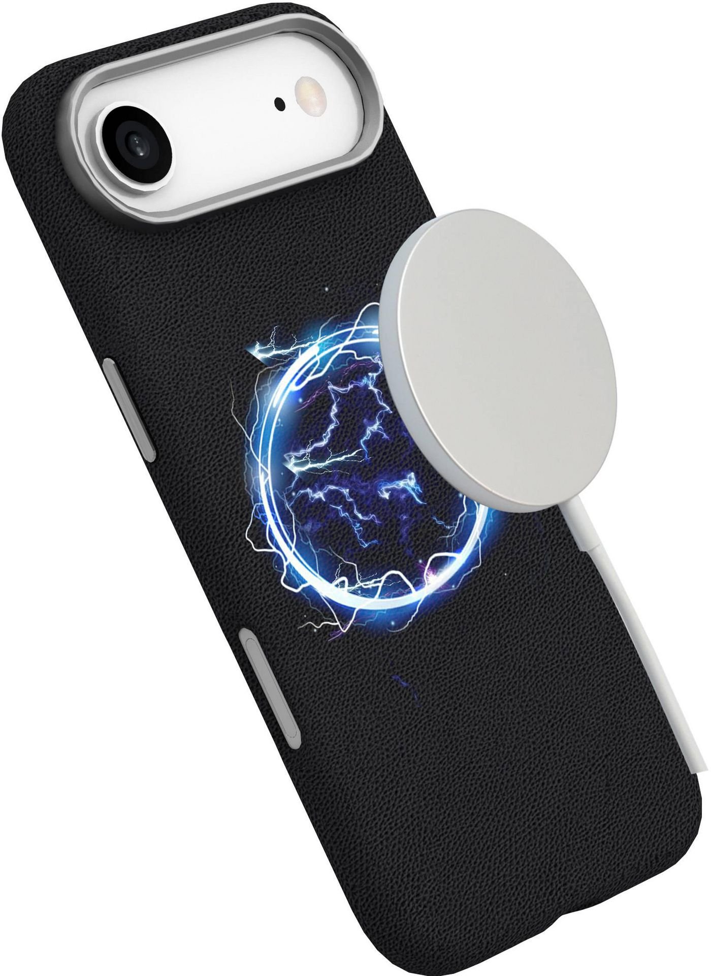 Img_36227580.jpg INFINITE (GRS) VENICE iPhone Air Black PU Leather Magnetic Cover. Material: 65% (GRS) recycled PC and 21% (GRS) recycled TPU - Image 1