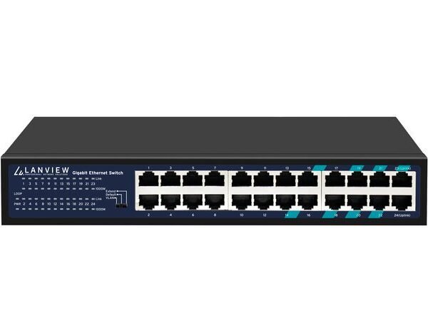 Unmanaged 24-Port Full  Gigabit Intelligent Ethernet  Switch