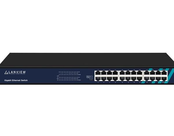 Unmanaged 24-Port Full  Gigabit Intelligent Ethernet  Switch 1U rack-mounted