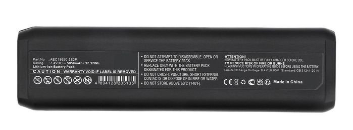 Img_36231597-1 Battery Li-ion Black 7.4V 5050mAh 37.37Wh for Konftel - Image 1