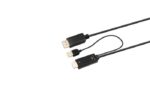 HDMI to DisplayPort Converter Cable, Converts HDMI to DP, 3  meter Supports HDMI up to 4K (4096x2160@60Hz), with additional USB to amplify