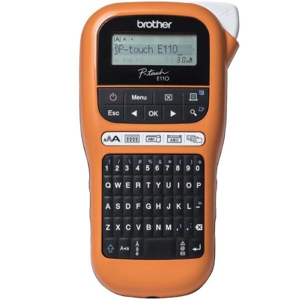 P-touch E110 German label  printer Thermal transfer 180  x 180 DPI 20 mm/sec HGe/TZe QWERTZ