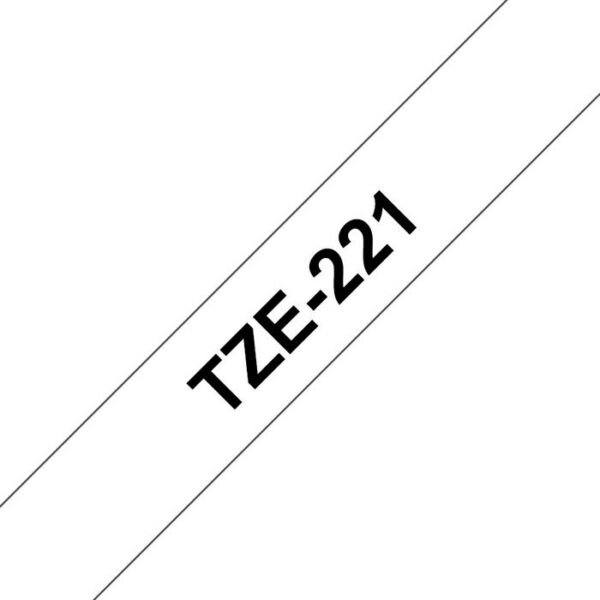 Label-Making Tape Black On  White