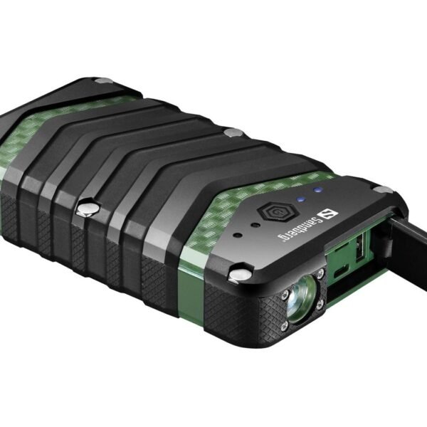 Survivor Powerbank 20000 Survivor Powerbank 20100,  Black,Green, Universal, IP67, Lithium-Ion (Li-Ion), 20100 mAh, USB