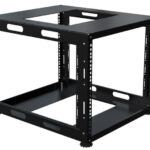 19" D=584MM 08U Special Open  Frame RAL 9005 Black