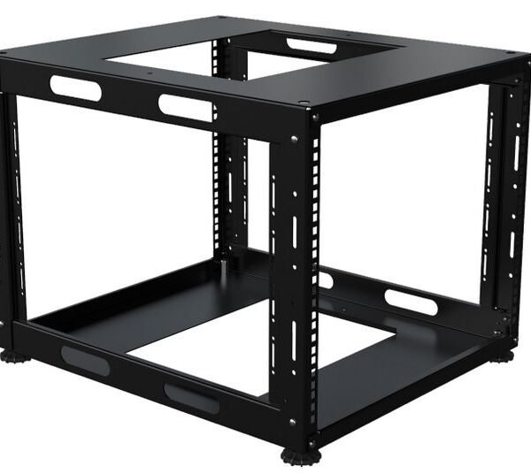 19" D=584MM 08U Special Open  Frame RAL 9005 Black