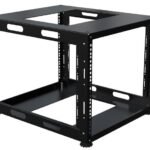 19" D=584MM 08U Special Open  Frame RAL 9005 Black