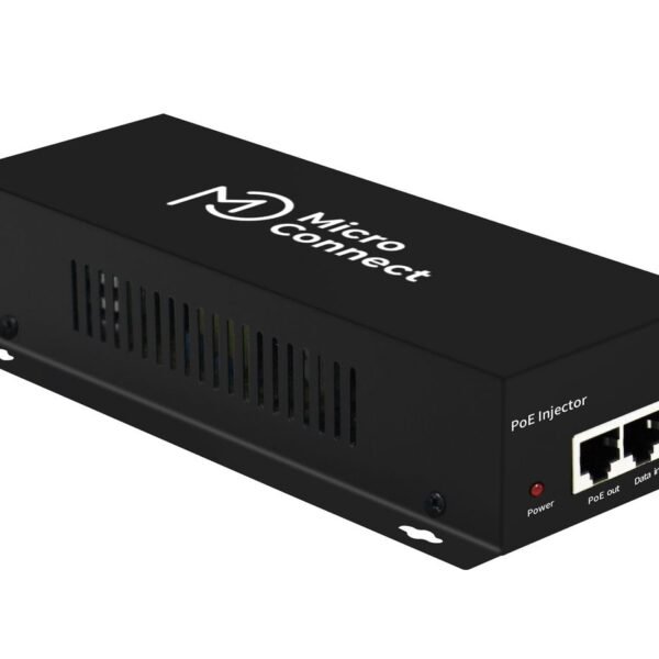 30W 802.3af/at PoE Injector UK 100-220V, 50-60Hz, 52V DC, Maximum speed rate: 1000Mbps, Transmission distance: 100m