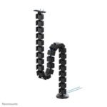 ADS06-130BL, Cable spine,  Modular Vertebrae,  Screw-Mounted, Universal, 129,2x9,9x3,2cm - Black