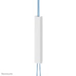 ADS06-123WH, Cable cover,  Magnetic Fixture, Universal,  35x5x3,2cm, White Steel