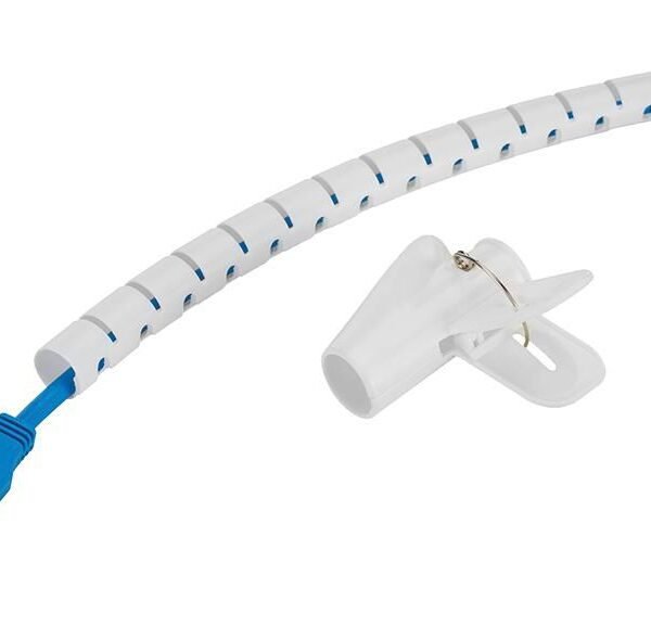 ADS06-140WH, Cable Sleeve for  1-3 cables, 200x1,5x1,5cm,  Universal - White