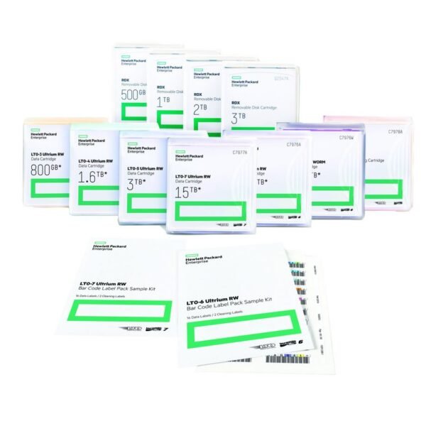 LTO-5 Ultrium RW Bar Code  Labels 100pcs **New Retail**  HP LTO-5 Ultrium RW Bar Code Label Pack