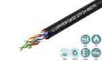 Cat5e U-UTP Network Cable  4x2xAWG24 Black PE 305m - Image 2