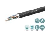 Cat6 F-UTP Network Cable  4x2xAWG23 PE black 305m  Outdoor - Image 2