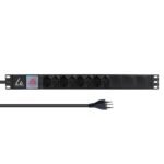 Lanview LVR-2MCH-SW-CH8 power distribution unit (PDU) 8 AC outlet(s) 1U Black