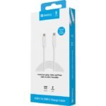 USB-C Charge Cable 2M, 65W USB-C Charge Cable 2M, 65W, 2  m, USB C, USB C, Male/Male, White - Image 3