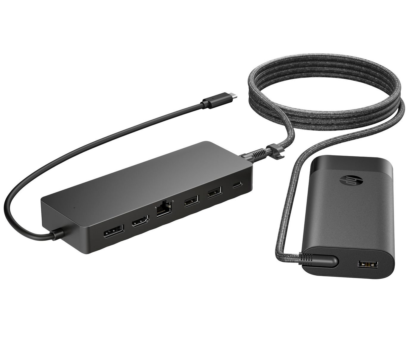 Img_36340441.jpg Universal USB-C Hub and Laptop Charger Combo - Image 1