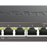 8xG+F+ENet RJ45 19" PoE 16 Gbps, MDI/MDIX, Black