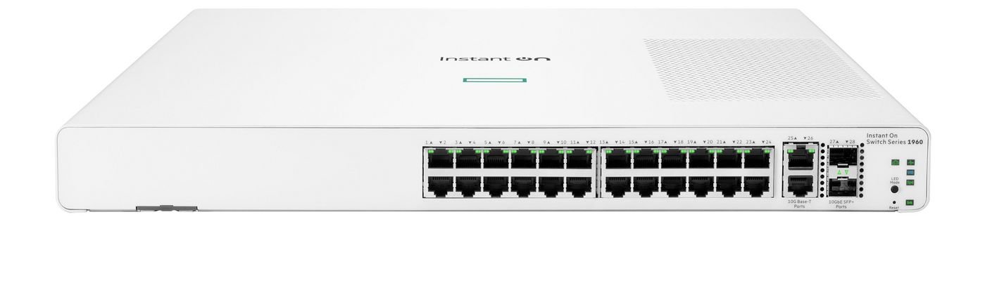 Img_36344546.jpg ARUBA ION 1960 24G 2XT 2XF -STO Aruba Instant On 1960 24G 2XGT 2SFP+, Managed, L2+, Gigabit Ethernet (10/100/1000), Full duplex, Rack - Image 1