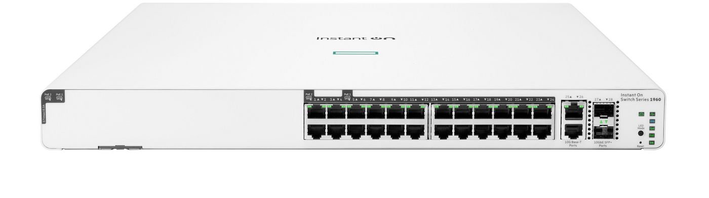 Img_36344588.jpg Aruba Instant On 1960 24G 20P Class4 4P Class6 Poe 2Xgt 2Sfp+ 370W Managed L2+ Gigabit Ethernet (10/100/1000) Power Over Ethernet (Poe) - Image 1