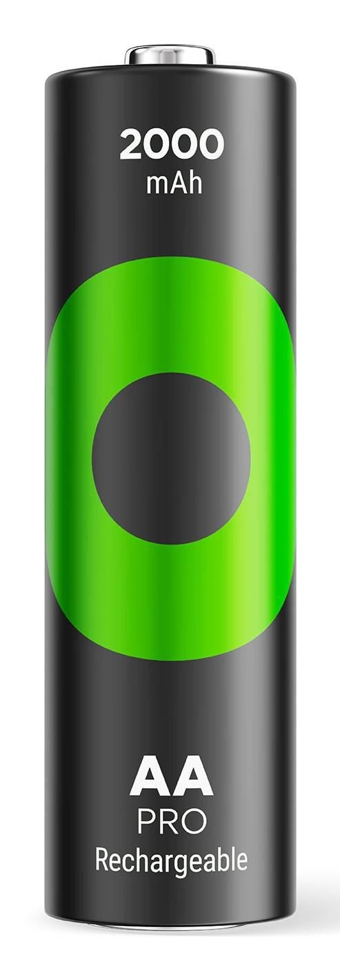 Img_36411877-1 Recyko Pro AA-battery 2000mAh NiMH 4-pack - Image 1