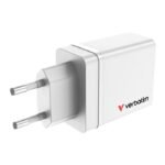 USB Wall Charger 30W, White  1x USB-C PD 20W  1x USB-A QC  3.0  2x USB-A 10W - Image 3